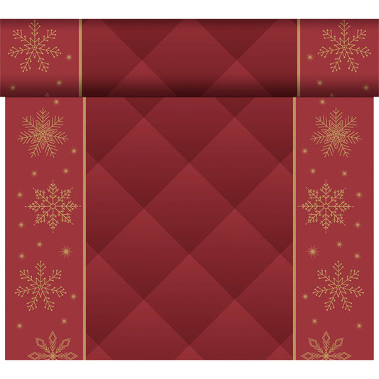 Das Bio-Dunicel-Tete a Tete 0,4x24m von Duni GmbH ist ideal zur Aufwertung Ihrer nachhaltigen Tischdekoration oder passend zu einer umweltfreundlichen Tischdecke bei festlichen Anlässen.