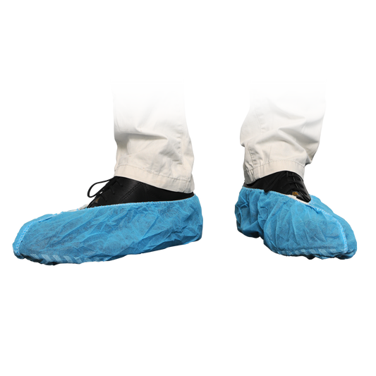 MaiMed-Cover ABS skoovertræk engangsskoovertræk af PP, blå, 50 stk./pk. | Pakke (50 stk.)