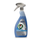 Cif Professional Reiniger, blaue 750 ml Sprühflasche mit grauer Düse, Etikett mit Reinigungssymbolen und Produktinfos