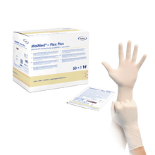 MaiMed-Flex Plus PF-sterile pudderfri latex operationshandsker, 50 par/æske
