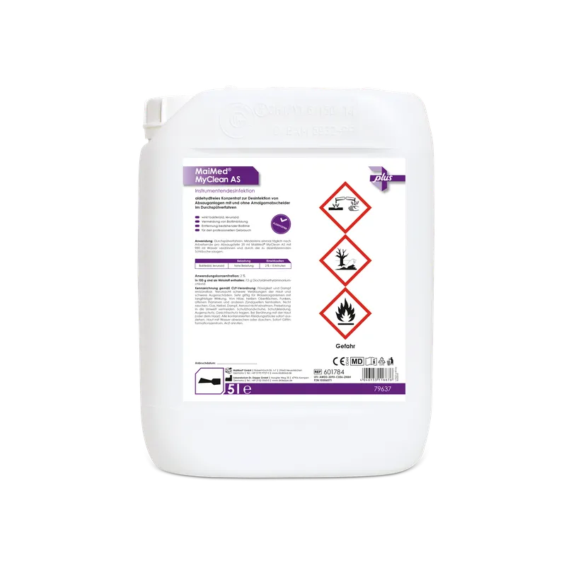 MaiMed MyClean AS, sugesystem desinfektion & rengøring 5l/dåse, 1 stk | Beholder (5 l)