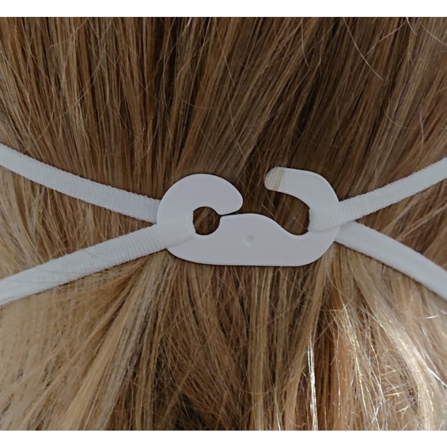 FFP2 åndedrætsmaske, hvid, 10 stk. / Boks uden ventil, ørestropper | Æske (10 stk.)