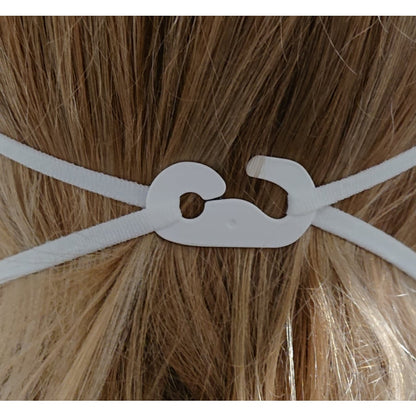 FFP2 åndedrætsmaske, hvid, 10 stk. / Boks uden ventil, ørestropper | Æske (10 stk.)