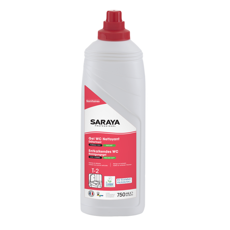 Saraya toiletgel rengøringsmiddel Ecolabel | Flaske (750 ml)