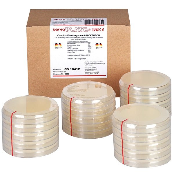 Servoplate kulturmedier Dermatophyte Selective Agar NYHED: Pakke med 4 x 5 stykker | Pakke (20 plader)
