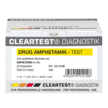 Cleartest Drug, Amfetamin, 1000ng/ml Pakke: 20 stk. | Pakke (20 tests)