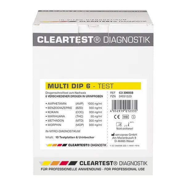 CLEARTEST Multi Dip 10 testpakke