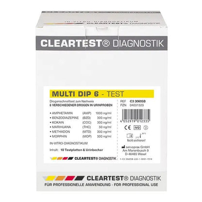 CLEARTEST Multi Dip 10 testpakke