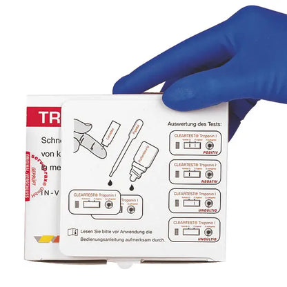 Cleartest® Troponin I Thoroughblødt infarkt test