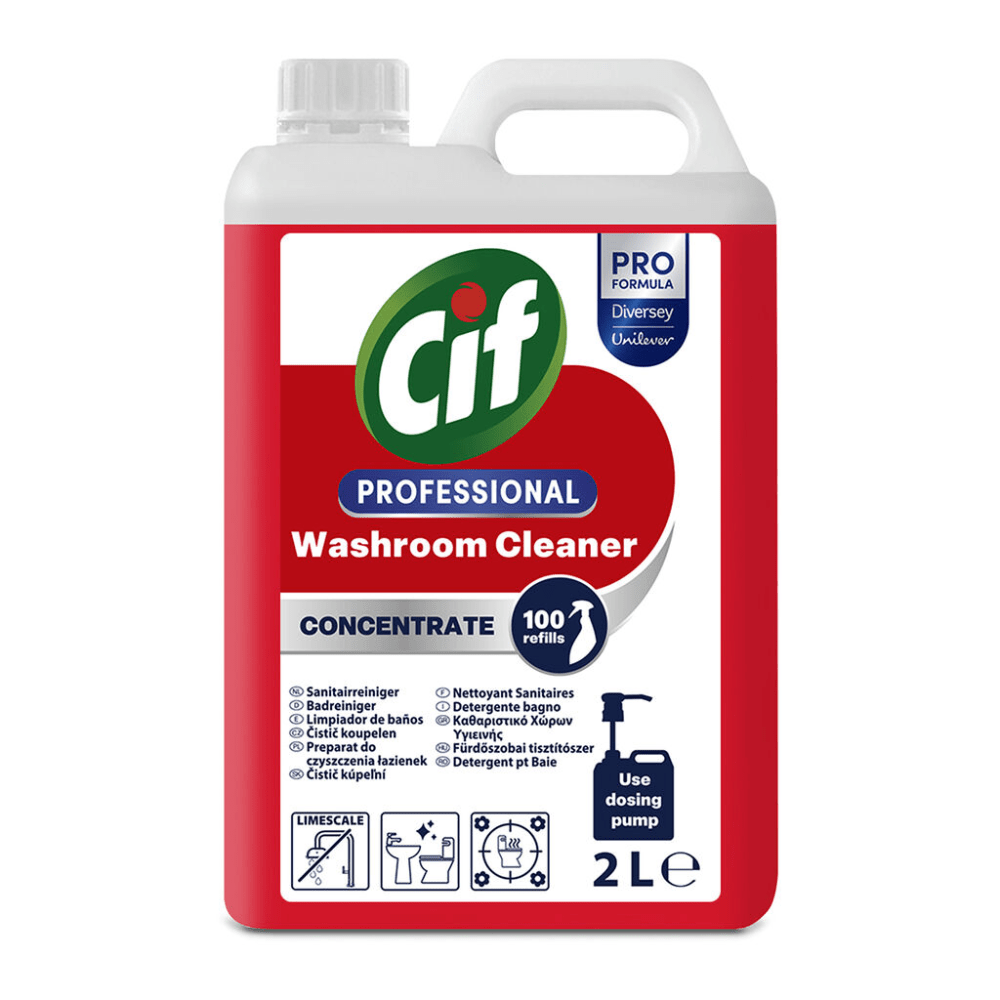 Cif professionel koncentreret badeværelsesrens | Beholder (2 l)