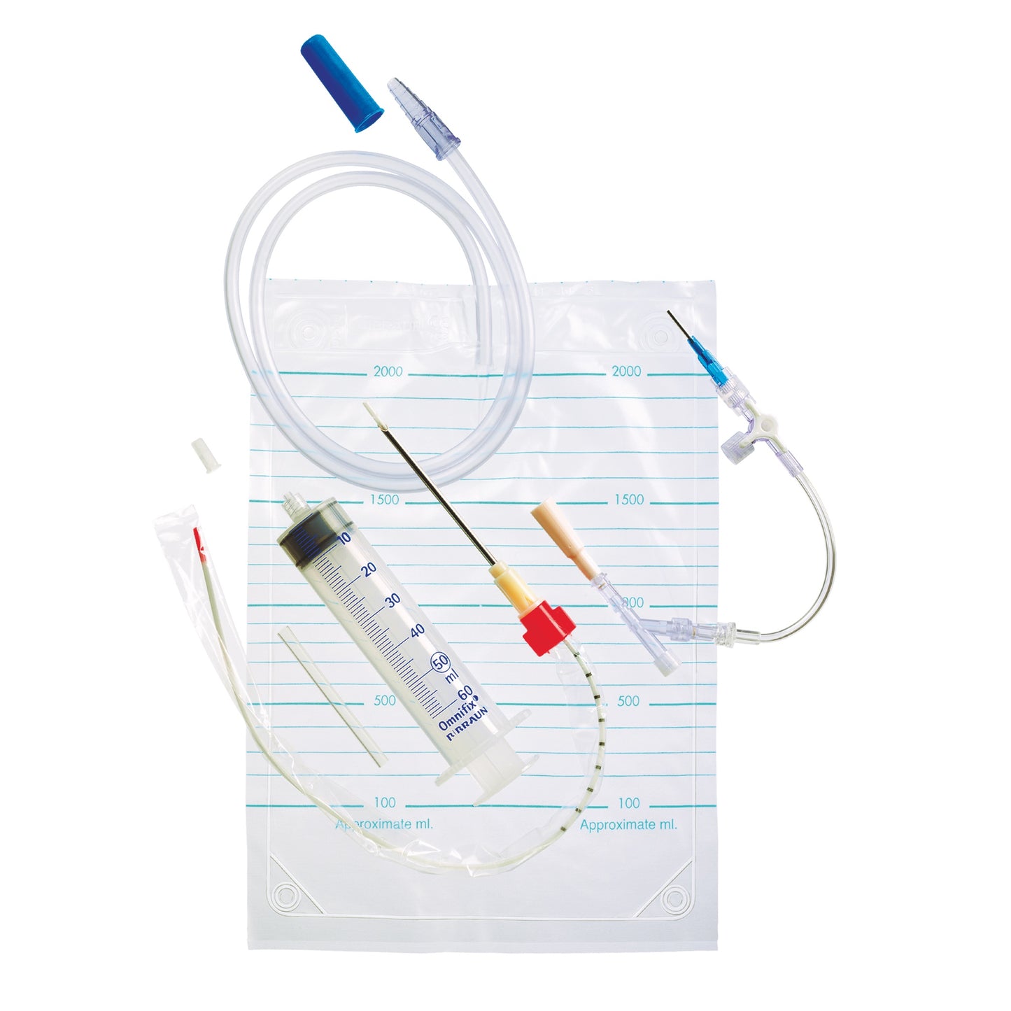 Pleura-und Thoraxdrainage-  Set Komplett-Set nach Matthys