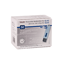 Teststrimler til Beurer GL 40 mg/dl, 50 stk.
