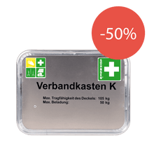 FW førstehjælpskasse K ALU DIN 14880-DIN 14142