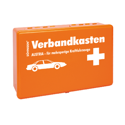 Verbandkasten Austria orange für mehrspurige KFZ