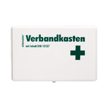 KIEL førstehjælpskasse, tom, plast, hvid