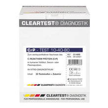 Klartest CrP Cut Off: 10-40-80mg/l