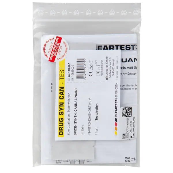 Cleartest drug test tetrahydrocannabinol testkassette