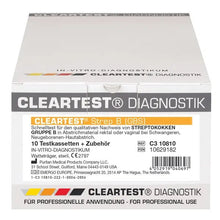 Cleartest Strep-B (GBS) Streptococcus B-test, pakke: 10 tests | Pakke (10 tests)