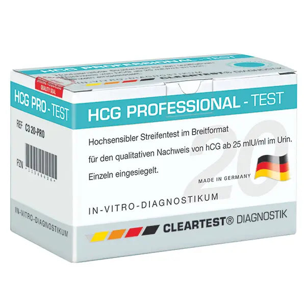 Cleartest HCG-Professionel graviditetstest, pakke: 20 tests | Pakke (20 tests)