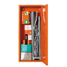 ANBAUSAFE førstehjælpsbåre, fyldt, orange