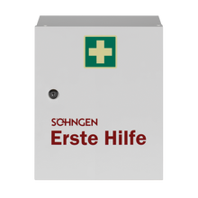 Førstehjælpsskab HEIDELBERG, hvidt, tomt