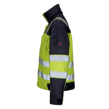 MASCOT® Genova vinterjakke, hi-vis gul/marineblå