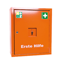 Førstehjælpsskab EUROSAFE, industristandard, orange