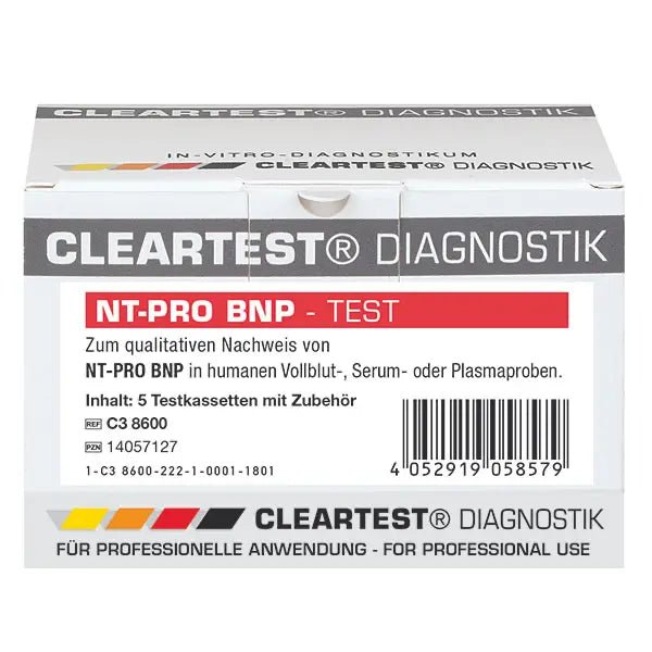 Cleartest NT-Pro BNP* Pakke: 5 tests | Pakke (5 tests)