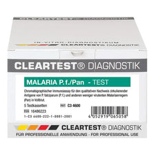 Cleartest Malaria P.f./Pan Pack: 5 testkassetter | Pakke (5 tests)