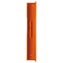 Stående skab til førstehjælpsbåre, orange, tomt