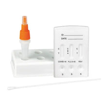 Cleartest SARS-CoV-2/Influenza A+B/RSV Pakke: 10 test, med tilbehør fra nasopharyngeal podning | Pakke (10 tests)