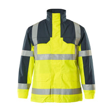 MASCOT® Lungern Parka Multisafe, hi-vis gul/marineblå