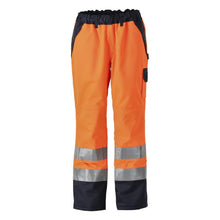 MASCOT® Linz overtræksbukser, hi-vis orange/marineblå