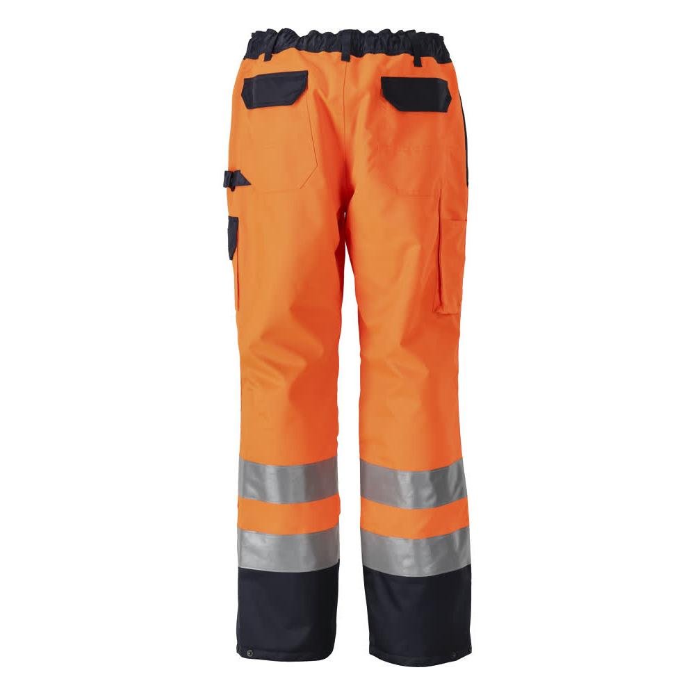 MASCOT® Linz overtræksbukser, hi-vis orange/marineblå