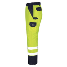 MASCOT® Linz overtræksbukser, hi-vis gul/marineblå