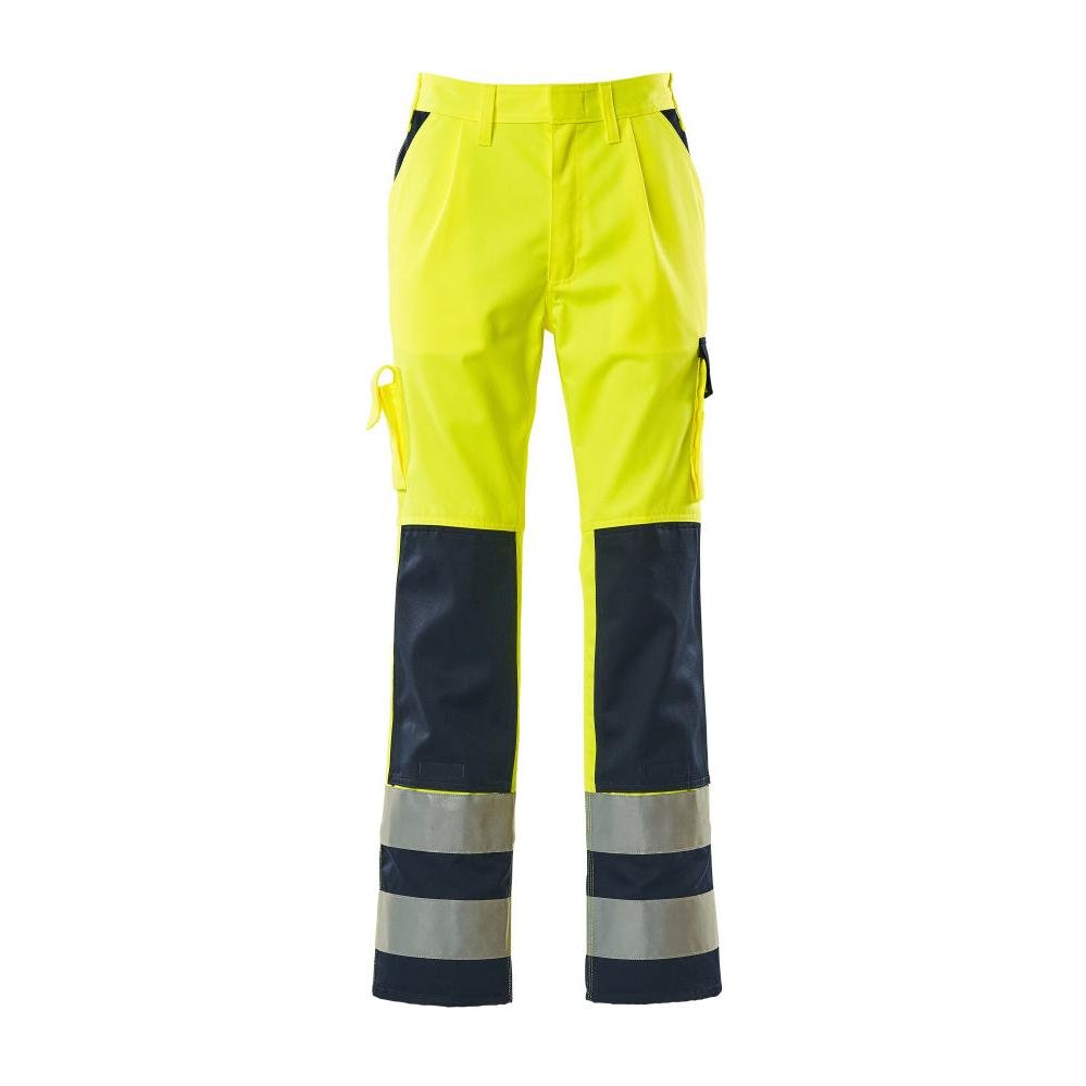 MASCOT® Olinda bukser, hi-vis gul/marineblå