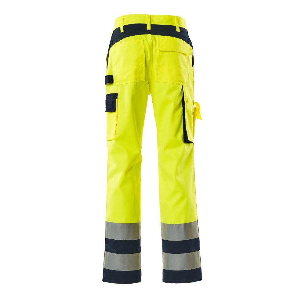 MASCOT® Olinda bukser, hi-vis gul/marineblå