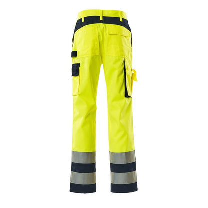 MASCOT® Olinda bukser, hi-vis gul/marineblå