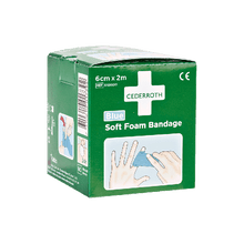 Cederroth Soft Foam-bandage, blå, 2 m x 6 cn – Refill 51011011