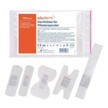 Påfyldningssæt til plasterdispenser aluderm®-aluplast