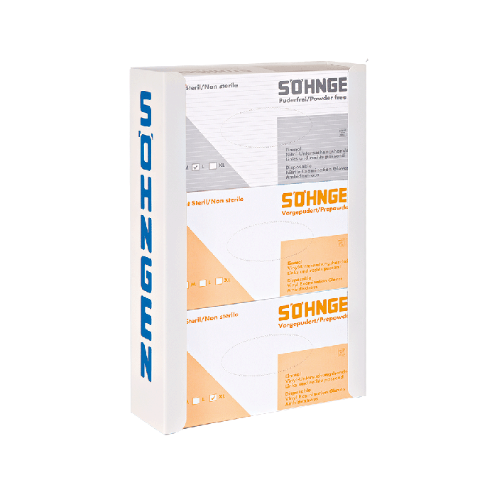 Wandhalter Handschuhe 3-fach für Handschuhkartons