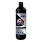 En sort 1-liters flaske DOMESTOS Professional afløbsrens Power-Gel fra Diversey Deutschland GmbH & Co. OHG med blå-sølv etiket - ideel som en kraftfuld afløbsrens (rørfri) til effektiv fjernelse af tilstopninger.