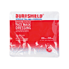 Burnshield Hydrogel Foam ansigtsmaske, steril, 20 x 45 cm