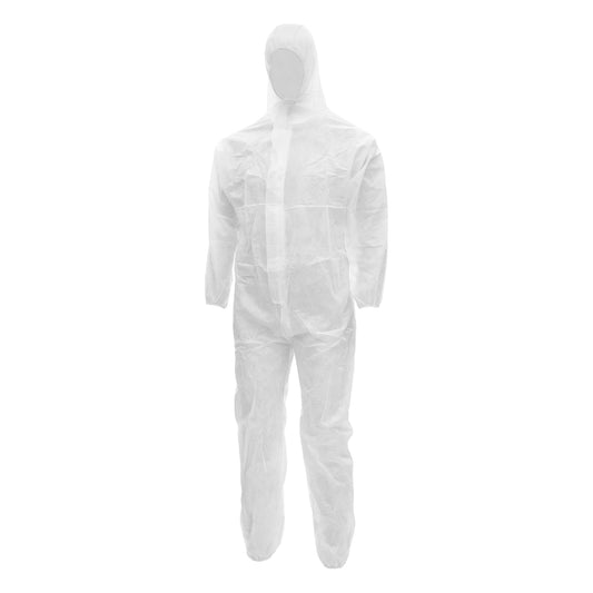 NITRAS POLYSAFE BASIC II, kemisk beskyttelse overall, hvid