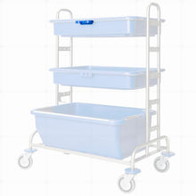 VERMOP håndtagsholder. f. Skål XL, blå, 11 x 5 x 1 cm