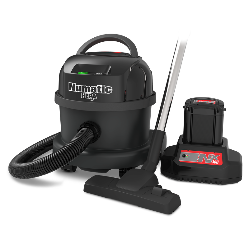 Numatisk batteristøvsuger NBV240HNX/1, rød, tilbehørssæt AS55(2.2P) | Pakke (1 stk)