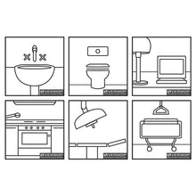 VERMOP piktogram, 8,4 cm x 8,5 cm