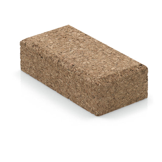 Abgebildet ist ein einzelner Nölle Profi Brush Kork-Schleifklotz, 120x60 mm, ideal für Schleifen, von Nölle Profi Brush Bürsten- & Pinseltechnik e.K., auf weißem Hintergrund.