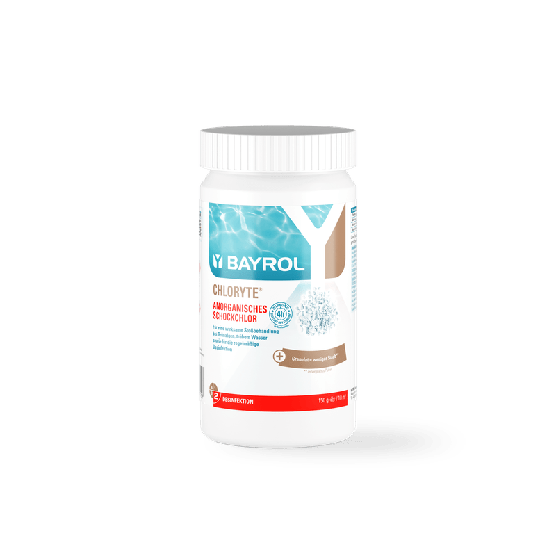 BAYROL Chloryte® Uorganisk klorgranulat med 70 % aktivt klorindhold