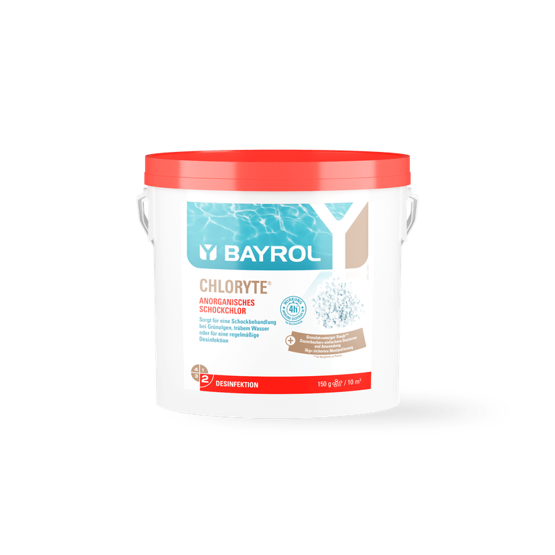 BAYROL Chloryte® Uorganisk klorgranulat med 70 % aktivt klorindhold